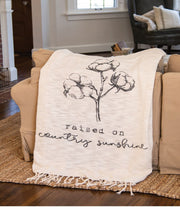 Country Sunshine Woven Throw